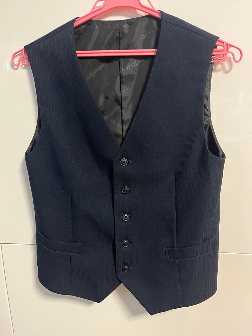 chopin ネイビー ストライプ フォーマルスーツ 160 5点セット