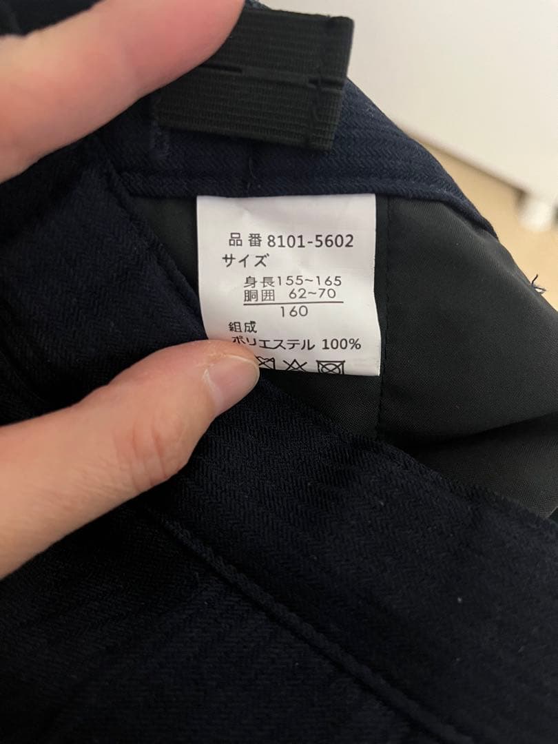 chopin ネイビー ストライプ フォーマルスーツ 160 5点セット