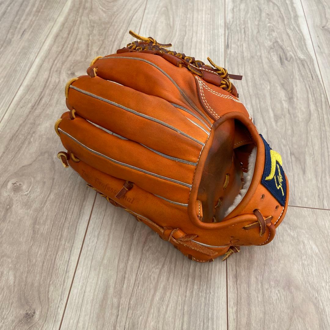 久保田スラッガー　KSN-L7s KSオレンジ 東京支店型付け　オイル加工済