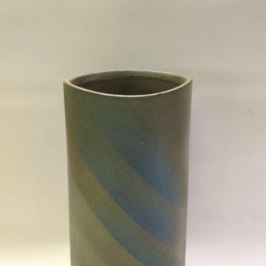 常滑焼　手造り　池坊好み　池坊花器