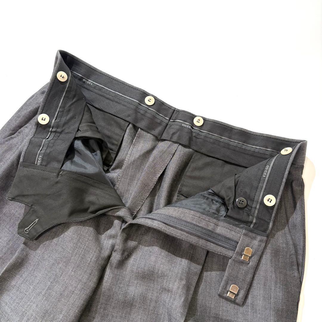 【未使用級】GUCCI スーツ セットアップ トムフォード期 グレー 48