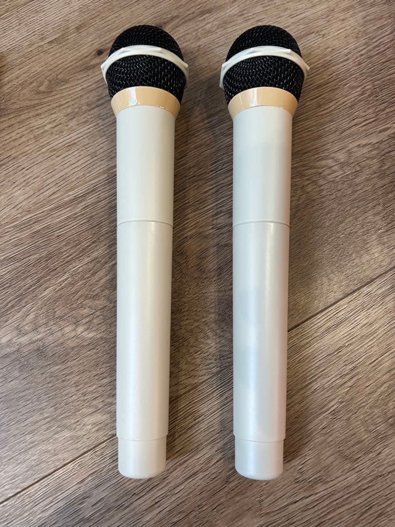 Switch用 ワイヤレスカラオケマイク ベージュ NSW-450 2個セット