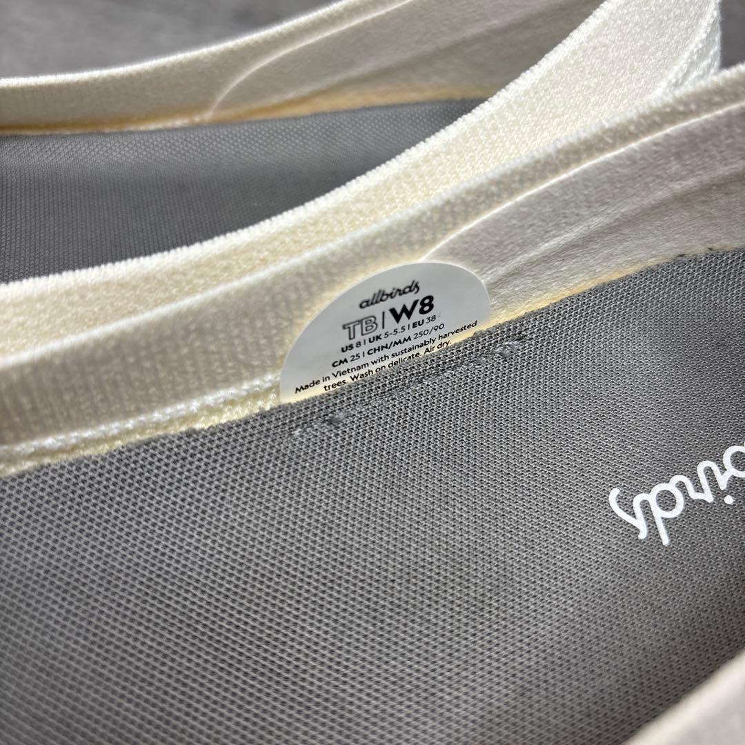 美品！allbirds オールバーズ ツリーブリーザー ホワイト　25 US8
