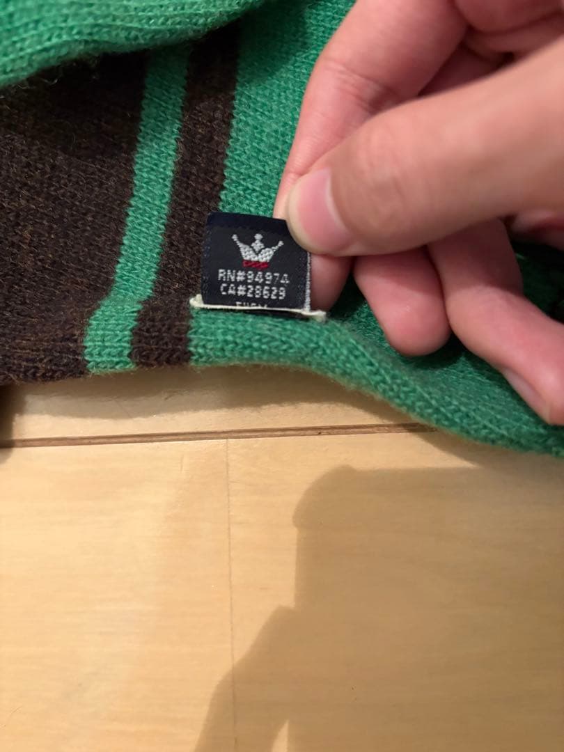 90s stussy ステューシーマフラー　紺タグ