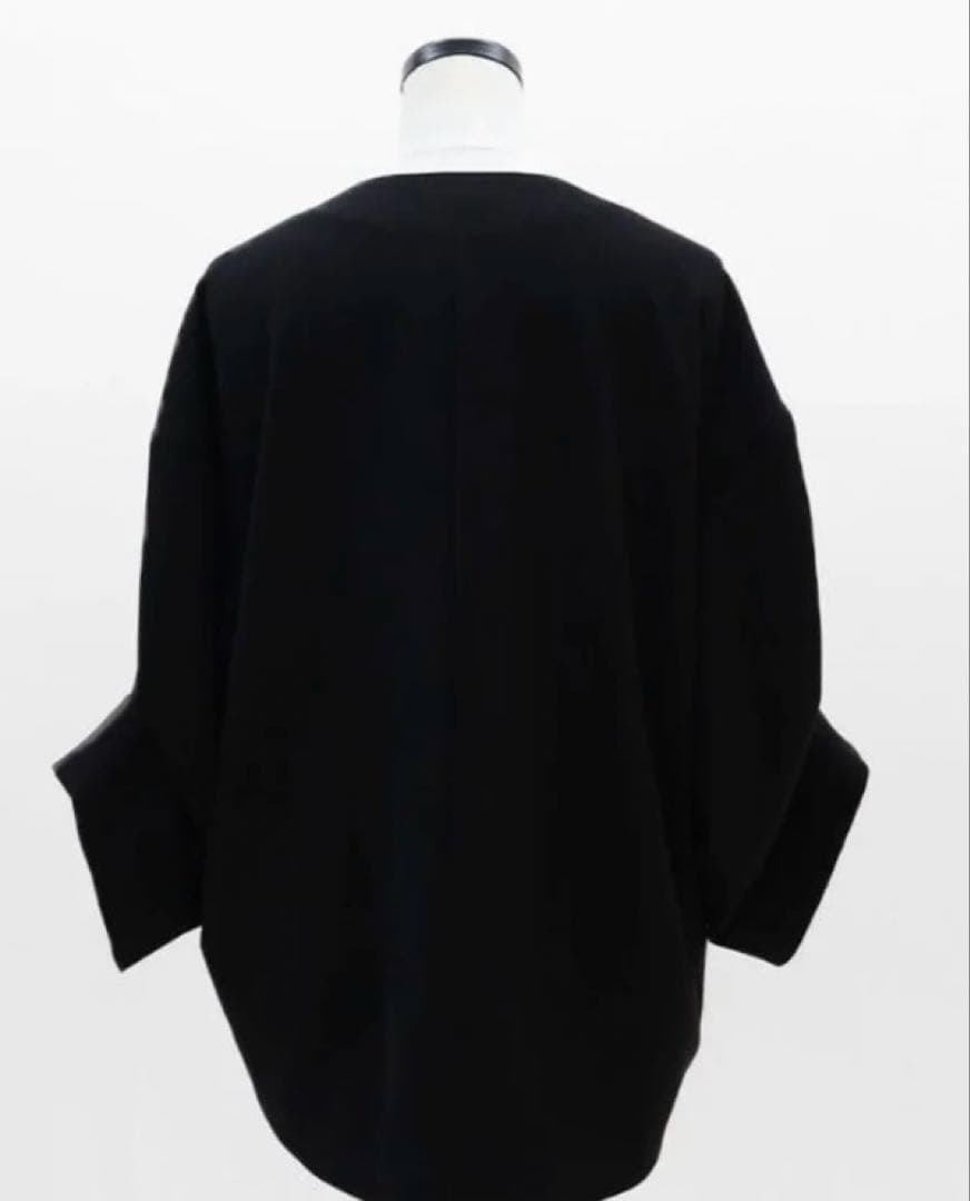 ※週末限定価格※【新品タグ付】Aga ブラック ノーカラージャケット ヤマダヤ