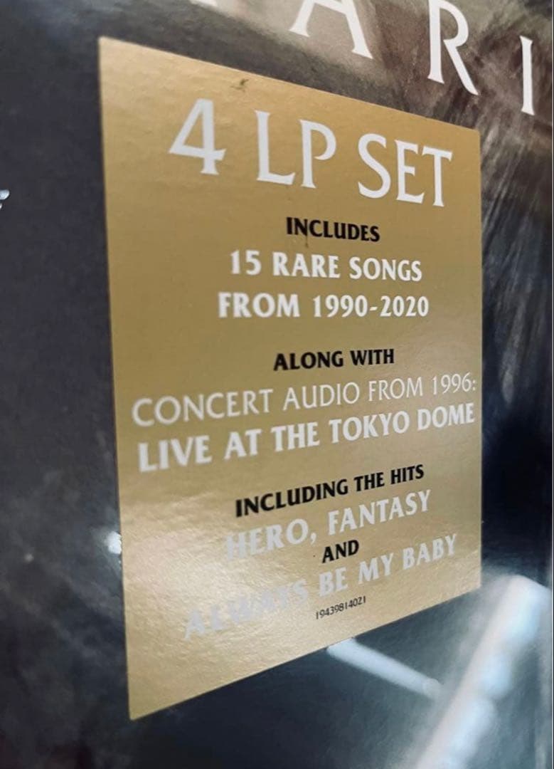 MARIAH CAREY THE RARITIES 4LP BOXSET 未開封