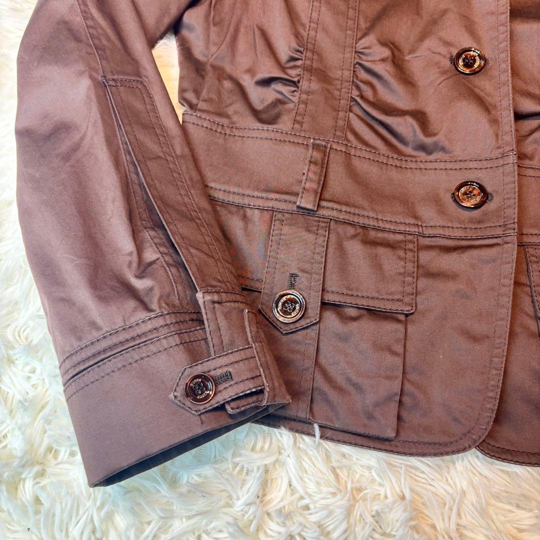 GUCCI サファリジャケット　ミリタリー　美品　スーツ　ジャケット　gg柄