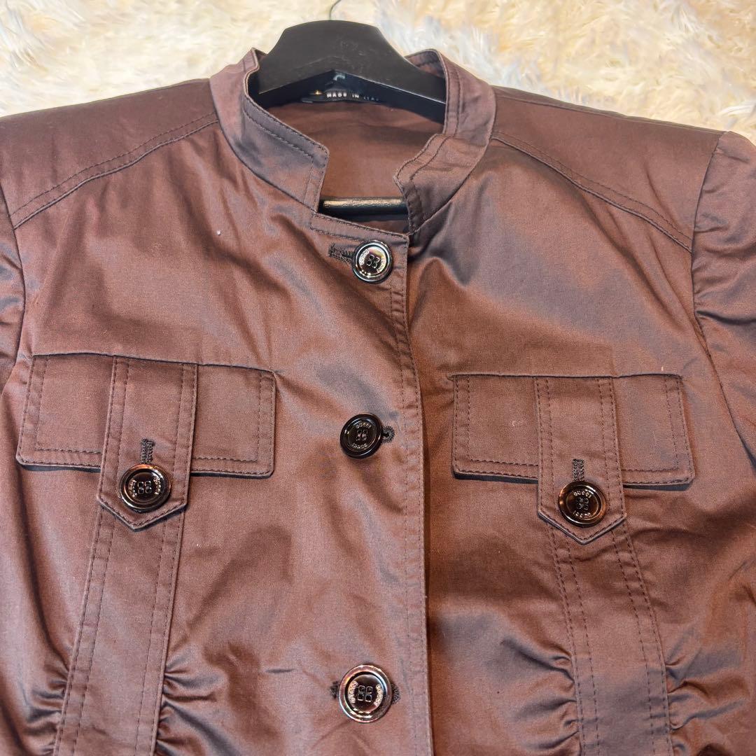 GUCCI サファリジャケット　ミリタリー　美品　スーツ　ジャケット　gg柄