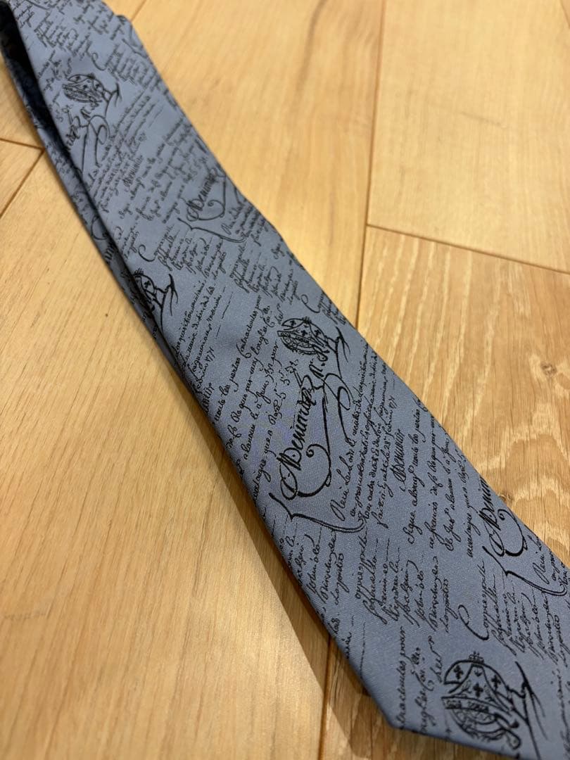 Berluti ベルルッティ　ネクタイ　ブルー