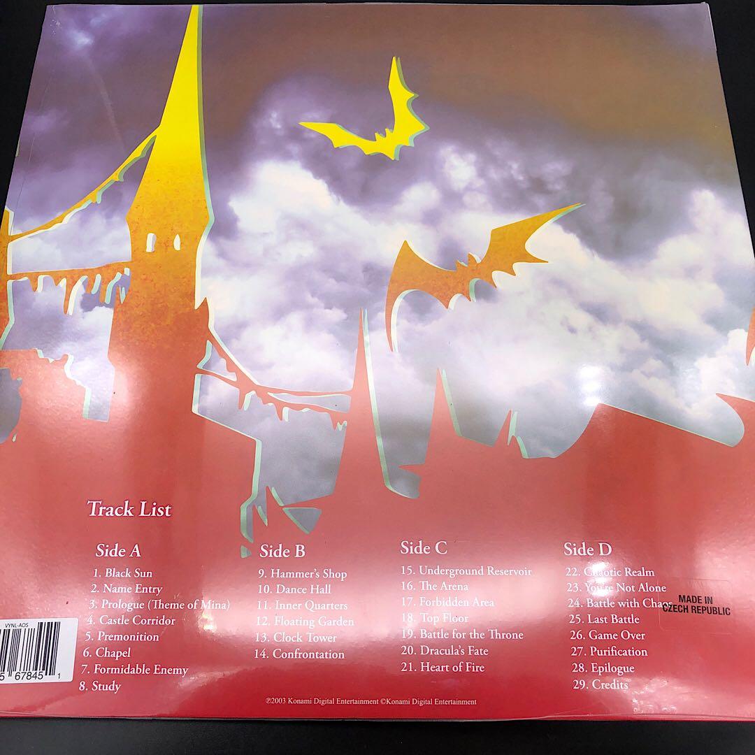 キャッスルヴァニア 白夜の協奏曲 暁月の円舞曲 悪魔城ドラキュラ サントラ LP