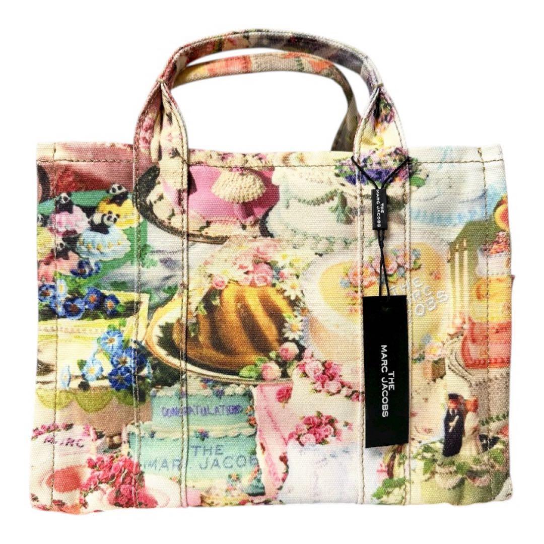 新品★マークジェイコブス ザ トートバッグ ケーキ スモールトラベラートート難有