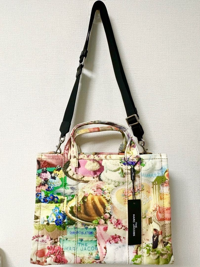 新品★マークジェイコブス ザ トートバッグ ケーキ スモールトラベラートート難有