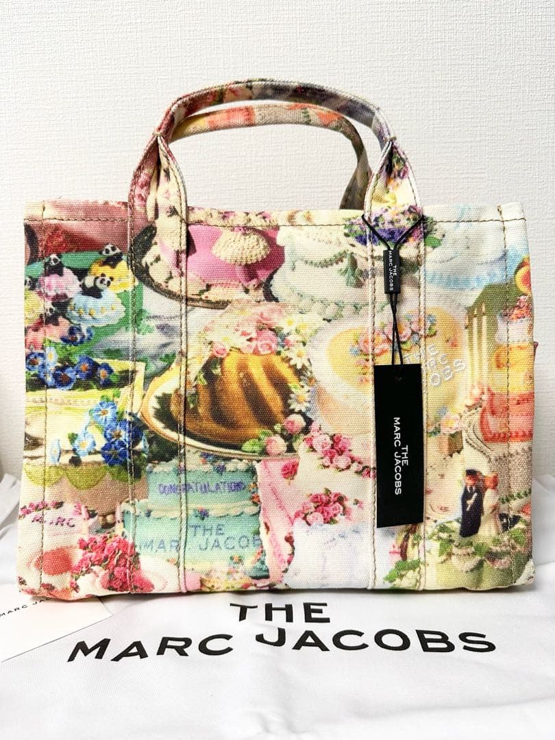 新品★マークジェイコブス ザ トートバッグ ケーキ スモールトラベラートート難有