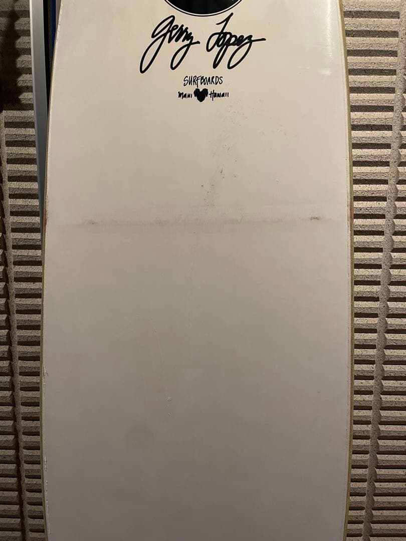 【直接引き取りのみ】Jerry Lopez ロングボード ホワイト/ウッド8ft