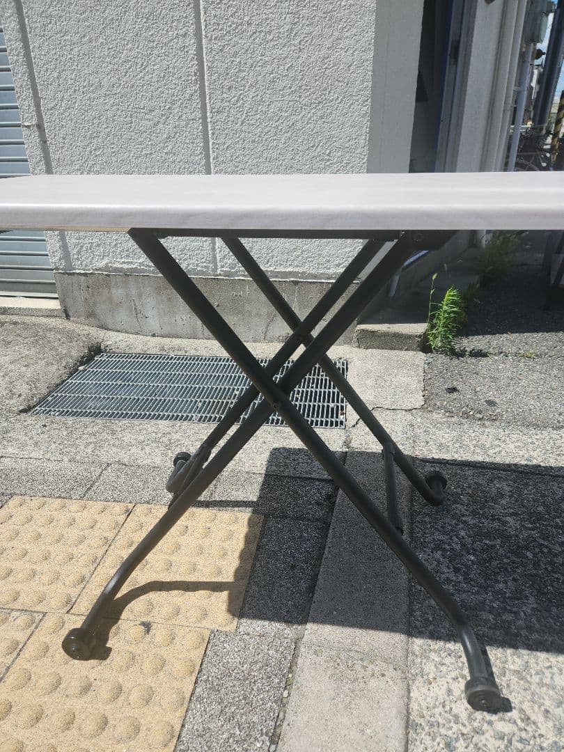 美品　ニトリ 昇降センターテーブル ライザN ホワイト