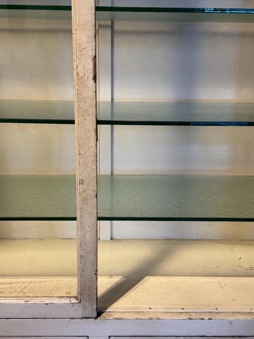 ケビント ドクターキャビネット ガラスショーケース アンティーク 医療棚 レトロ