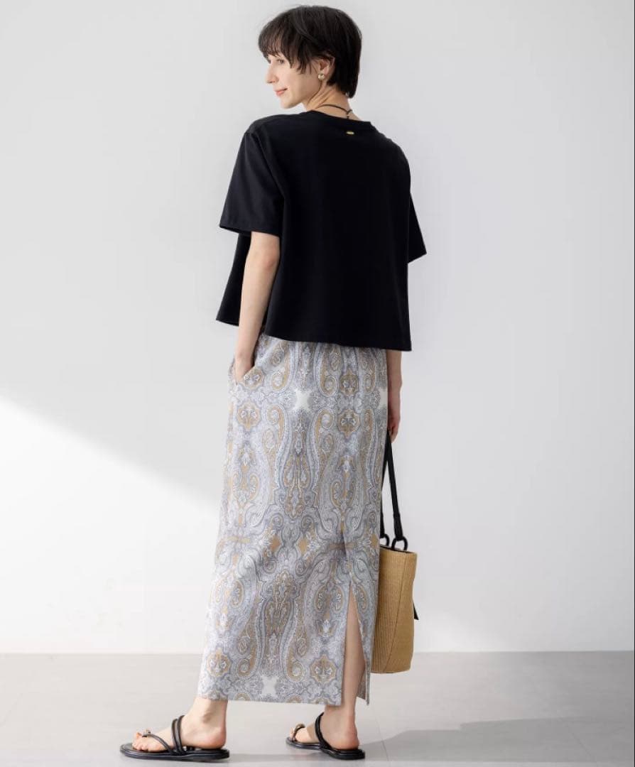 23区 新品 未使用 黒 サイズ44 Tシャツ