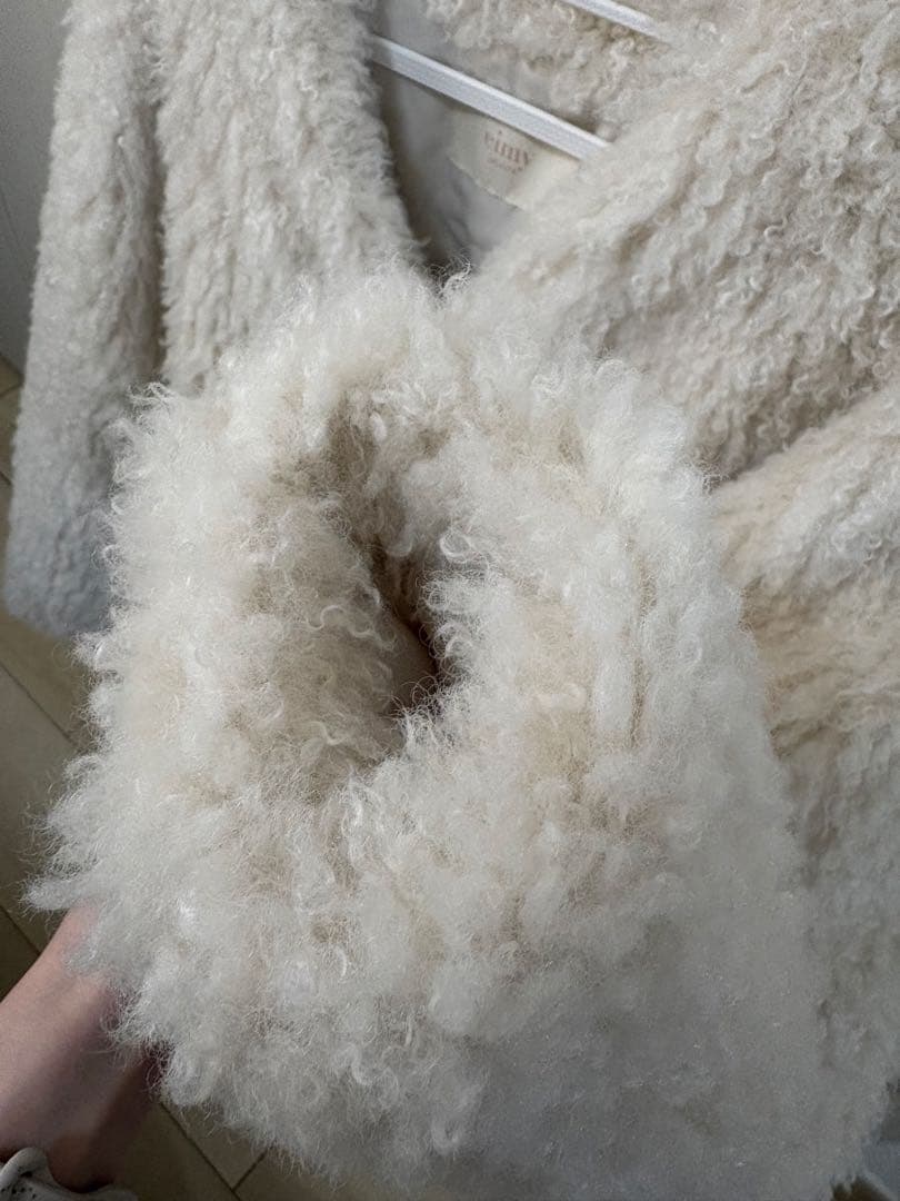 eimy istoire French poodle fur リボンジャケット