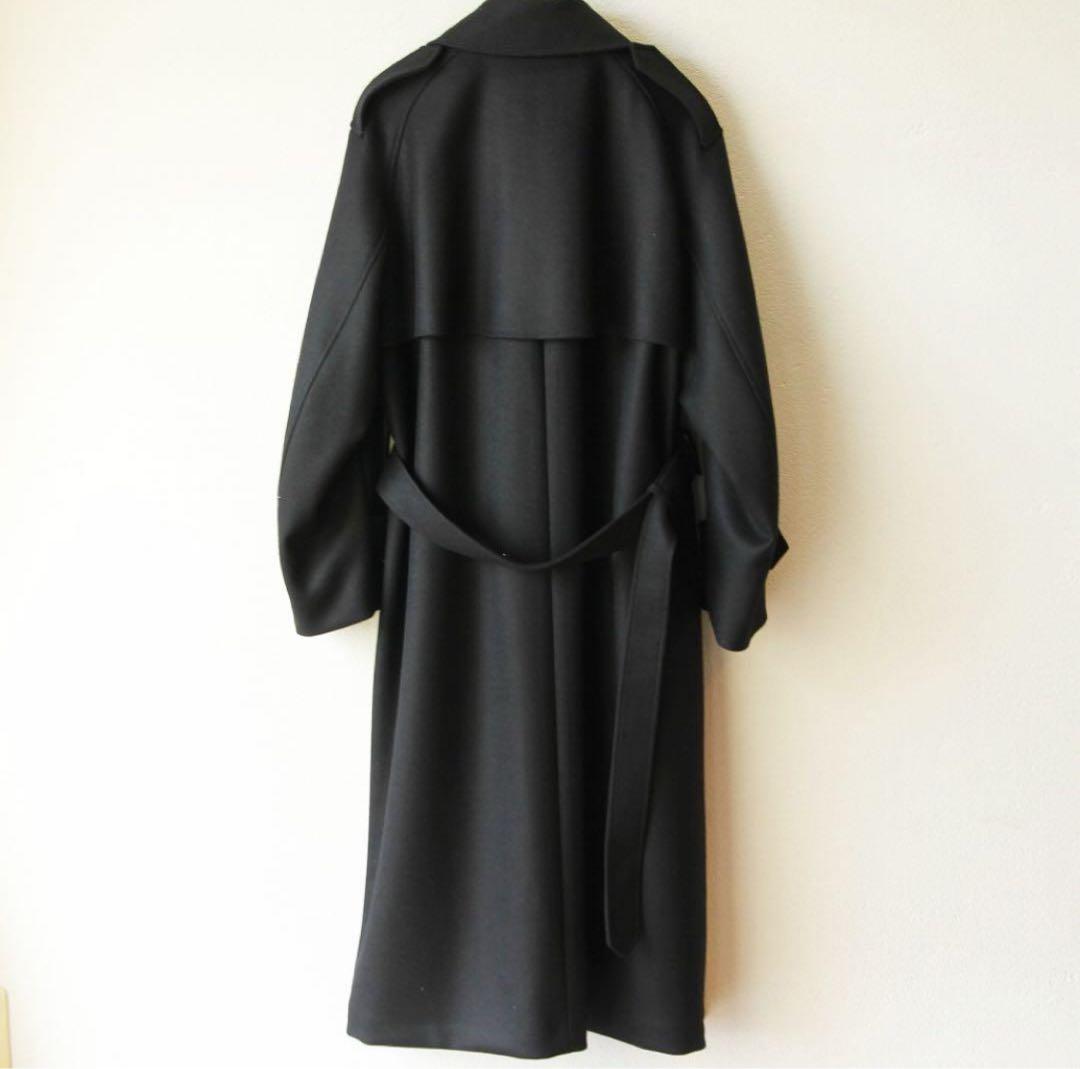 リラクス RERACS ウール トレンチ コート ブラック