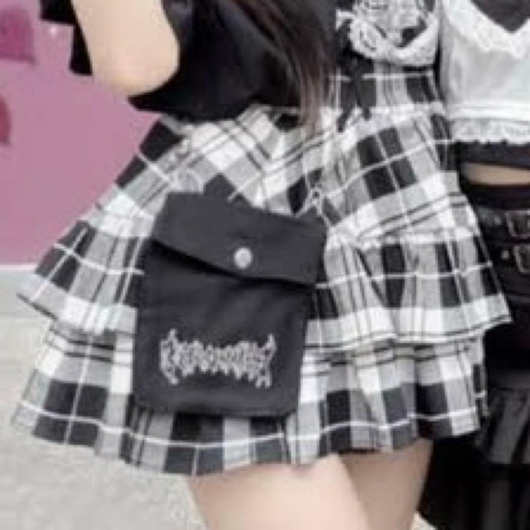 【正規品】DimMoire PUNKフリルミニスカート チェック