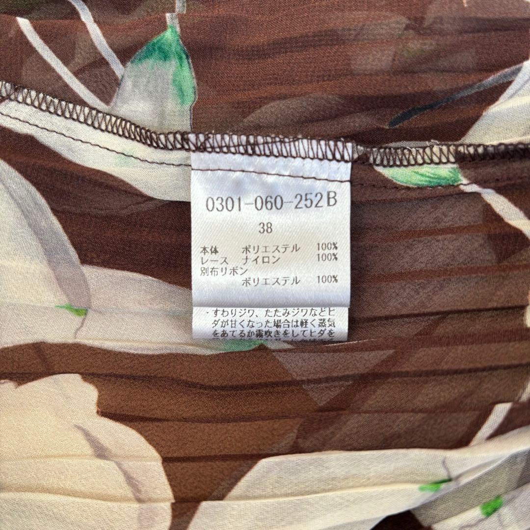 Sov. ソブ　2025SS　シフォンフリルワンピース　マキシ丈 インナー付き