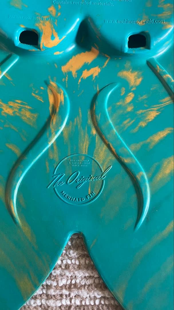 一個Mahina Mermaid ボディボードフィン ターコイズ