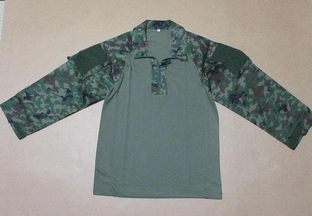 Ｓサイズ陸上自衛隊迷彩のコンバットシャツ（官給品スタイルレプリカ）