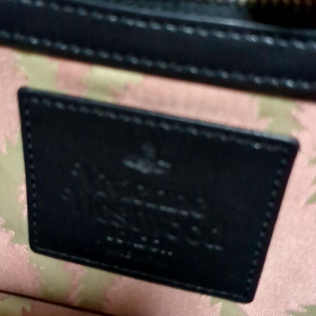 ✨ヴィヴィアンウエストウッド✨ハンドバッグ 2way オーブ レザー ブラック