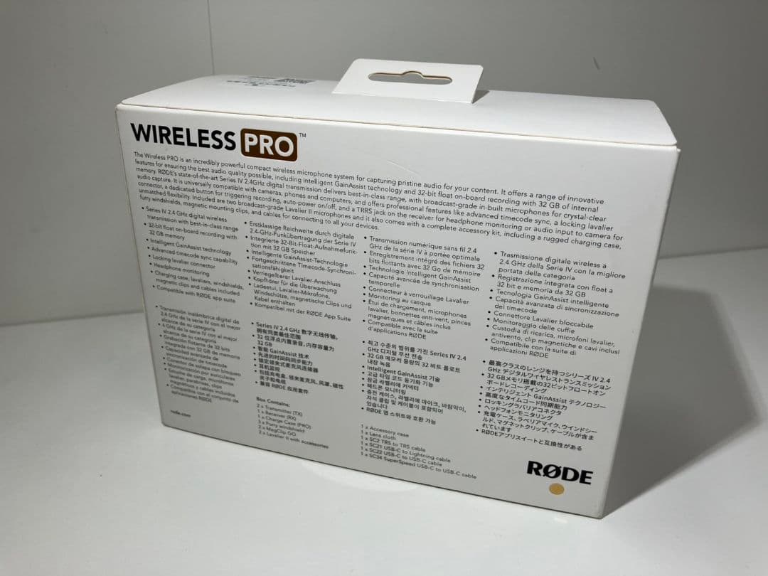 【WIRELESS PRO RODE ワイヤレスマイクロフォンシステム】L