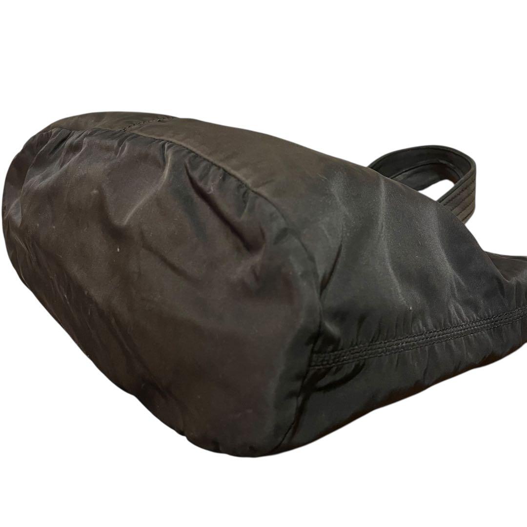 し*ー様 PRADA トートバッグ ショルダーバッグ ナイロン　レザー ブラック