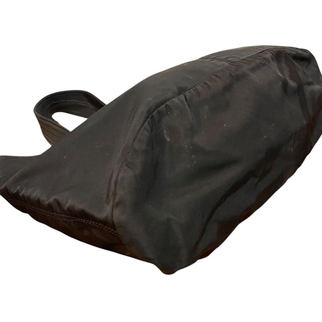 し*ー様 PRADA トートバッグ ショルダーバッグ ナイロン　レザー ブラック