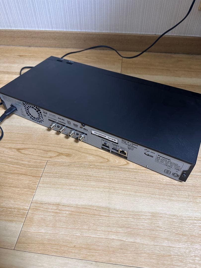 ⑧ Panasonic DMR-BRX2020 ブルーレイレコーダー2016年製
