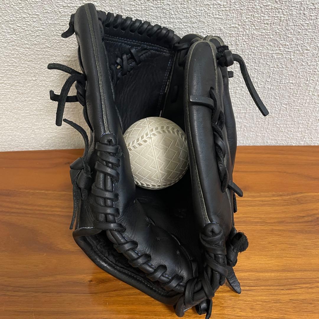 【asics】アシックス　軟式グローブ　野球　投手用　即戦力　美品