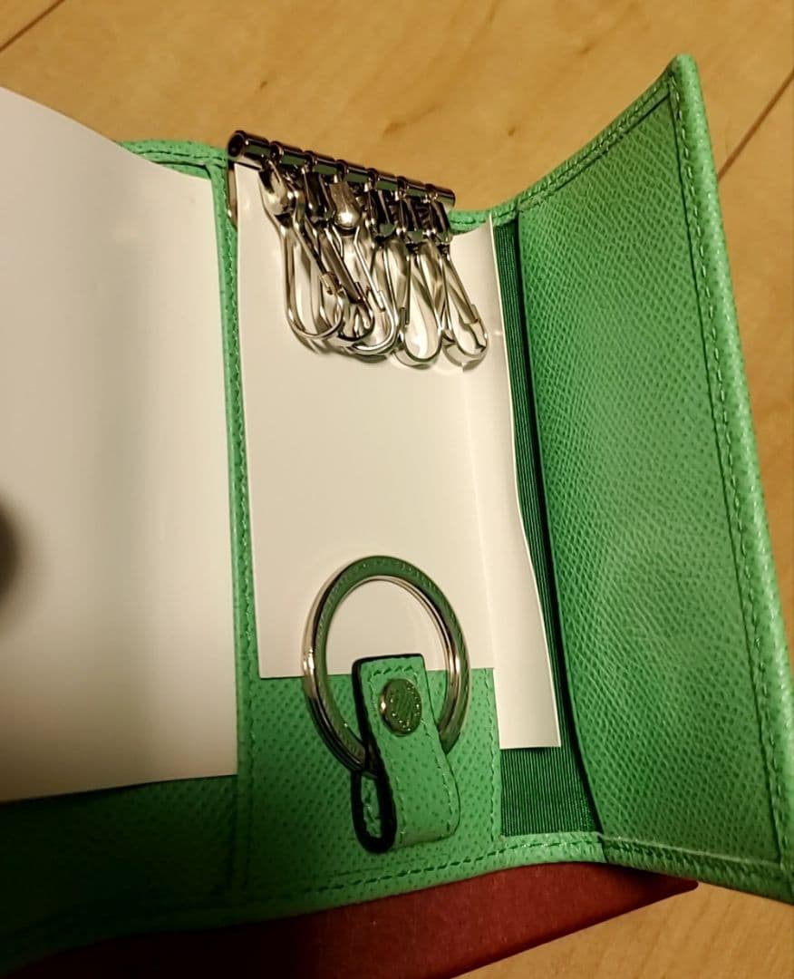 Salvatore Ferragamo ミントグリーン 6連キーケース