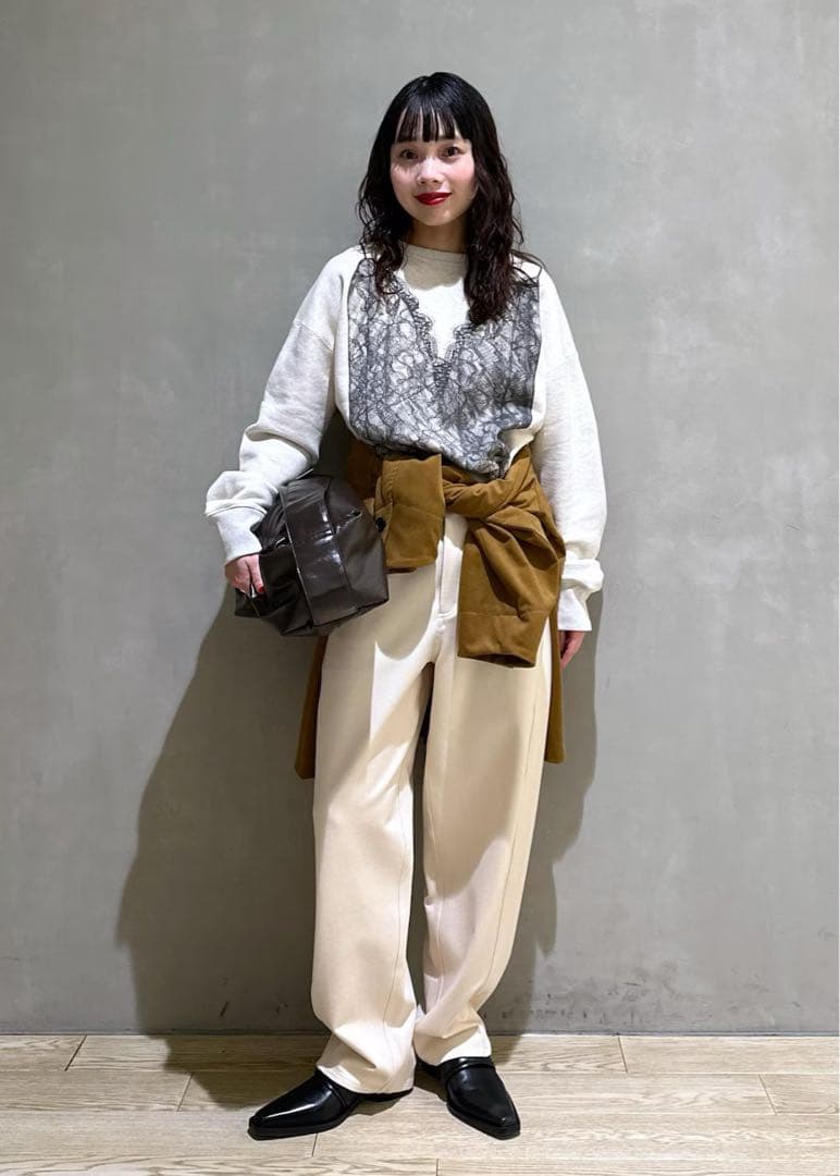 アダムエロペ　ハイストレッチカルゼパンツ　レディース