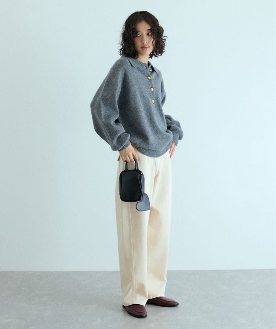 アダムエロペ　ハイストレッチカルゼパンツ　レディース