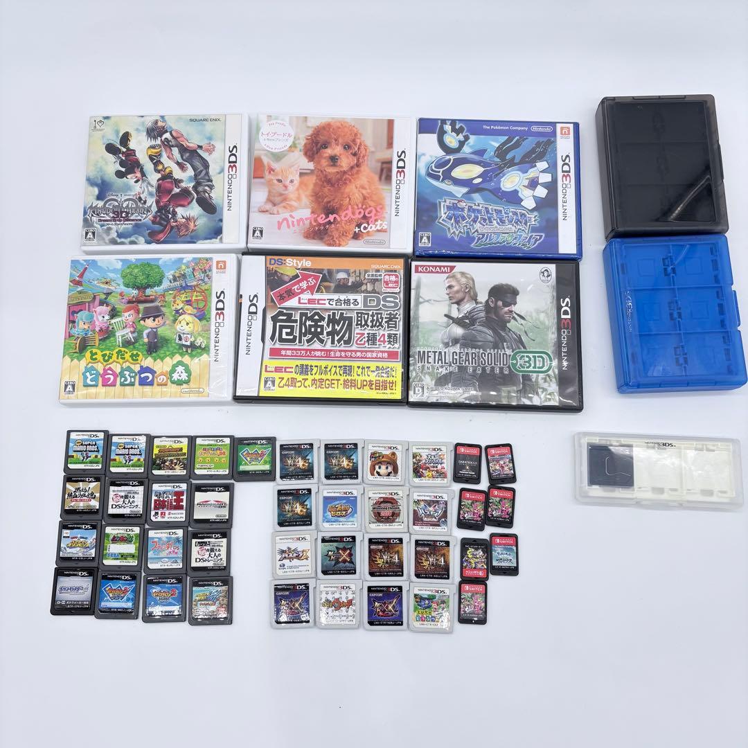 ス*ン様 3DS・DS・Switch ソフトまとめ売り 大量セット ケース付き