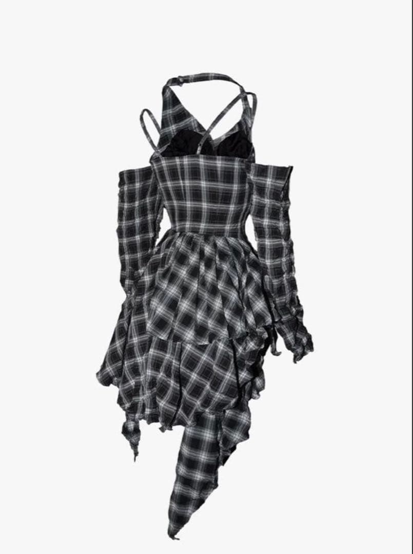 ワンピース S layered dress bug check