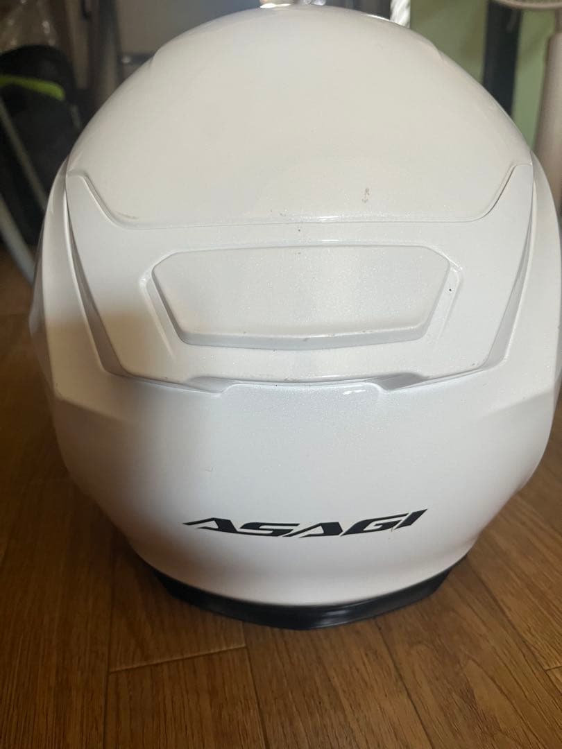 【手袋付】Kabuto ASAGI ホワイト ジェットヘルメット