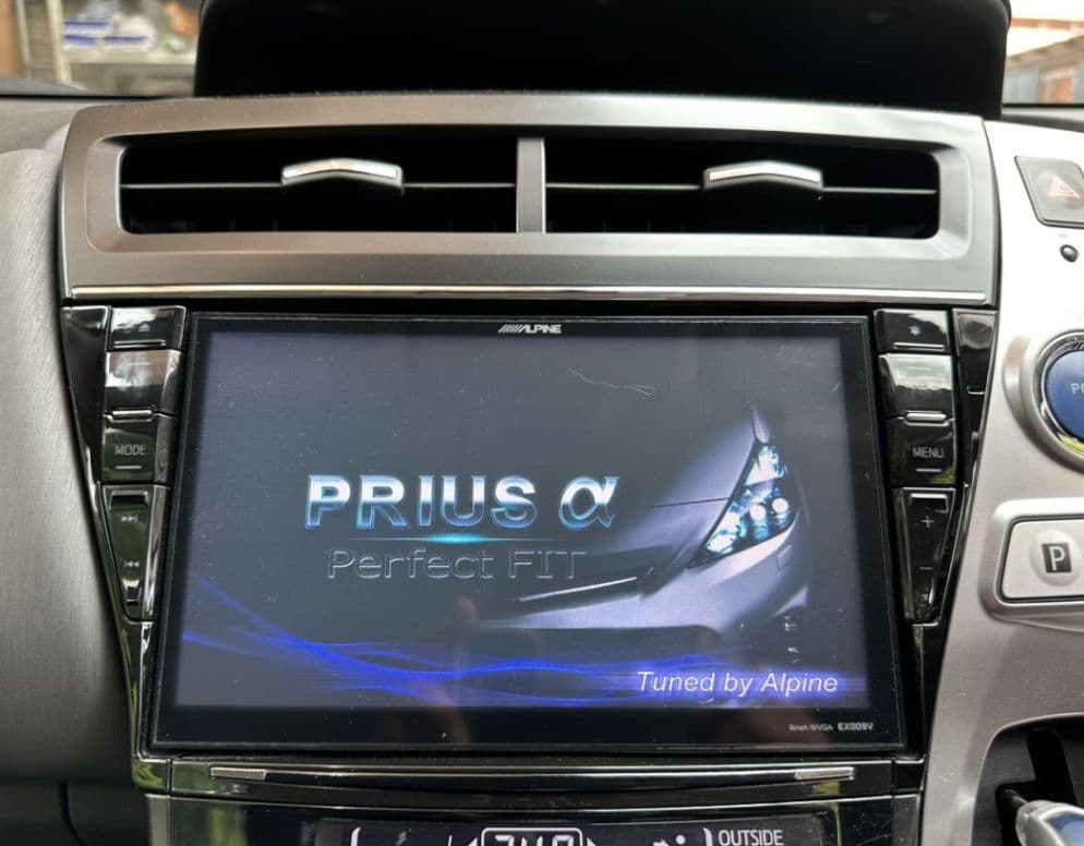 プリウスαZVW41 アルパイン BIGX EX009V 9インチ