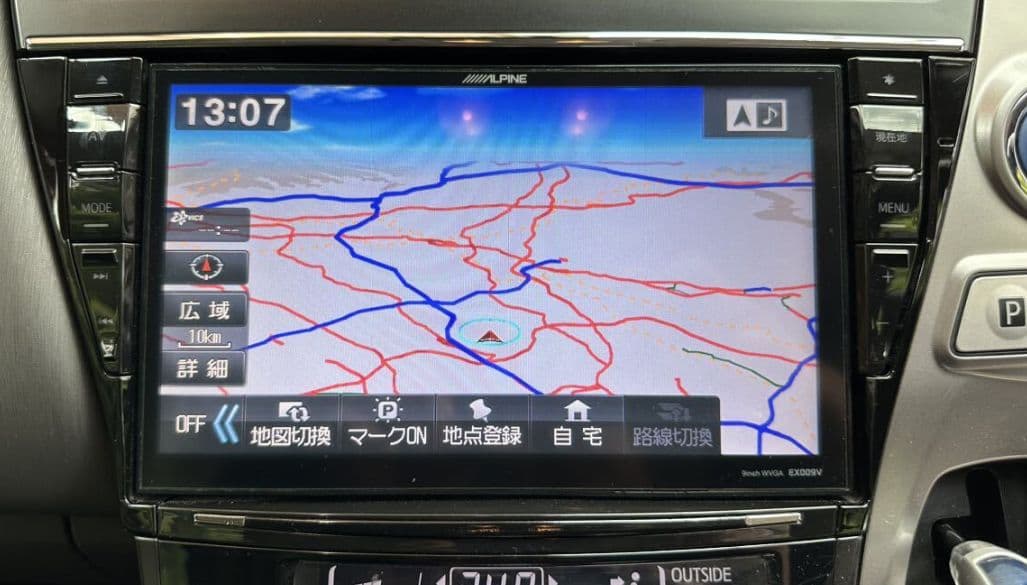 プリウスαZVW41 アルパイン BIGX EX009V 9インチ