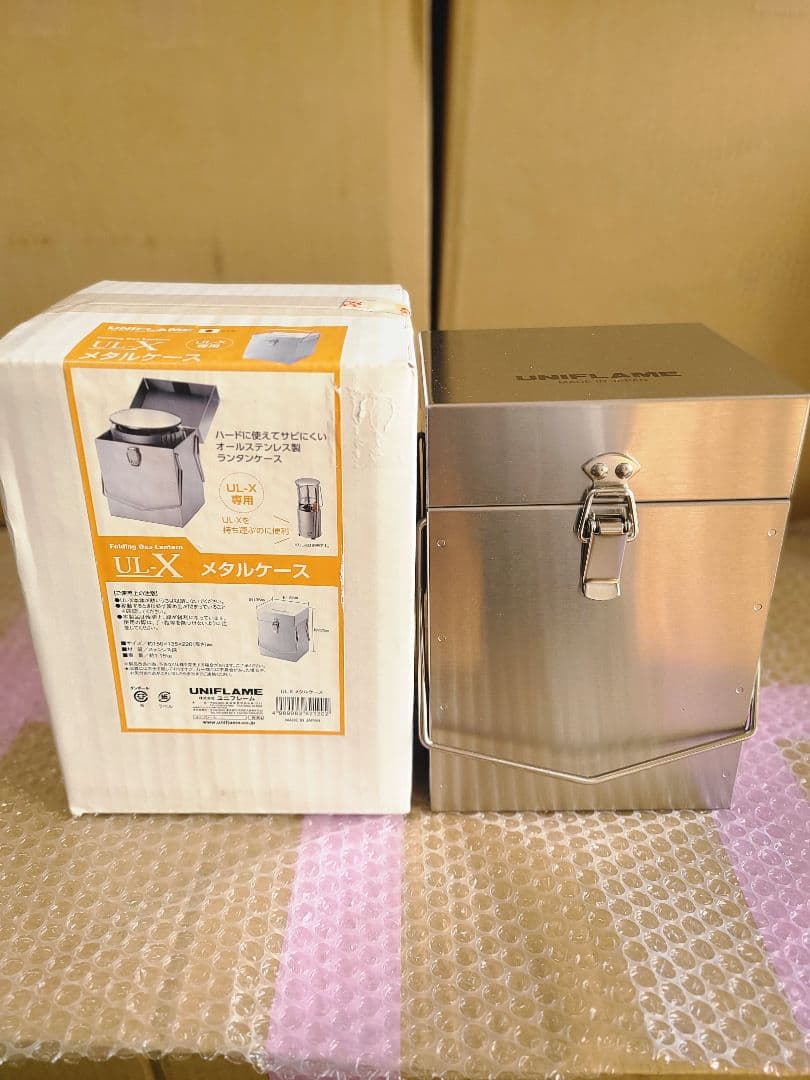 【新品】レア品 ユニフレーム ステンレス メタルケース