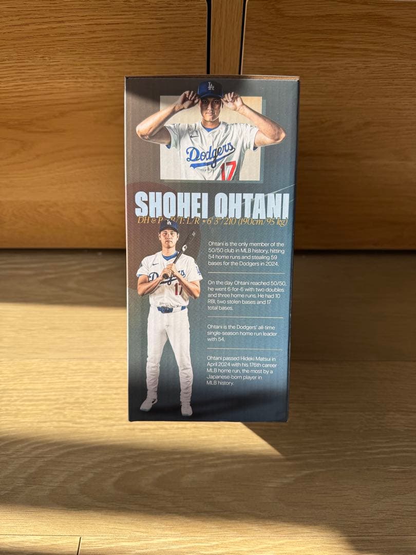 【入手困難】球場配布限定　大谷翔平　50/50ボブルヘッド　打者/バッター版②