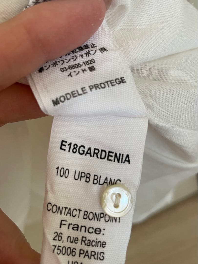 新品タグ付き　ボンポワン2018SS 刺繍ワンピース4A