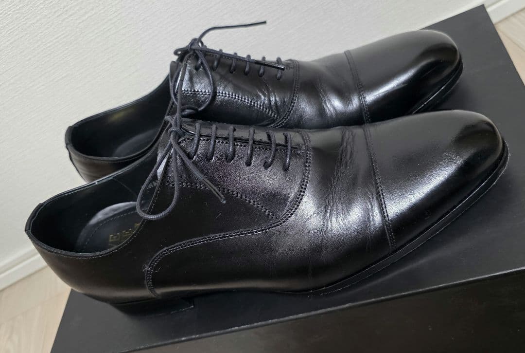 お値下げ中　LIVE LOVE LAUGH 黒革ドレスシューズ　25cm