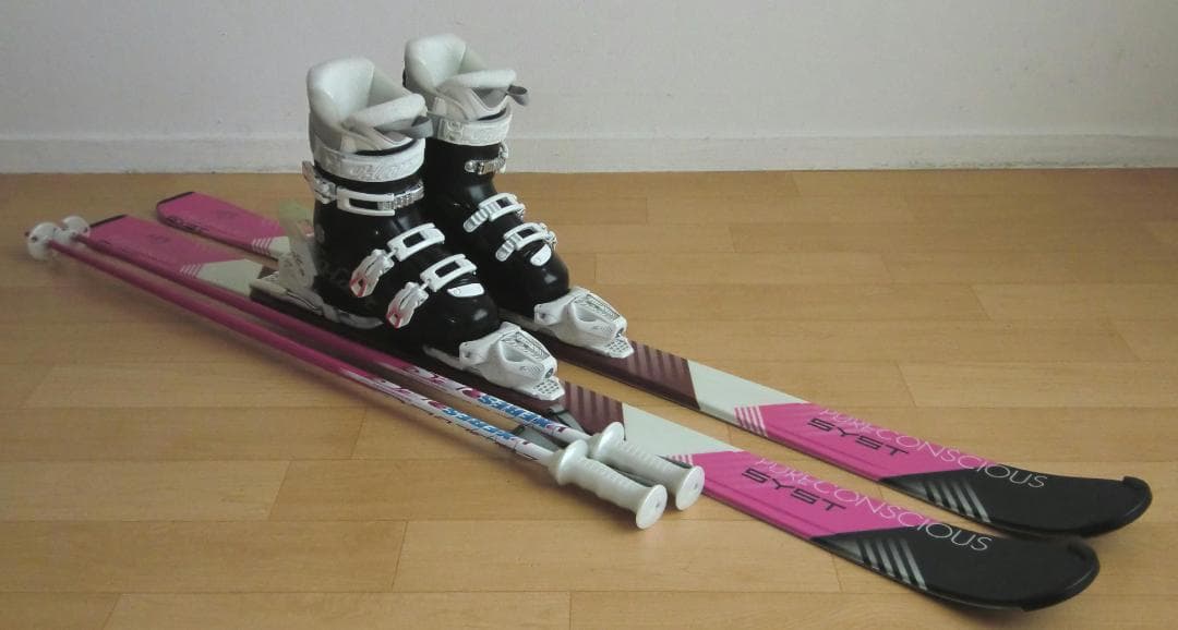 ■■12月・1月限定■送料無料■女性用スキーセット■147/24.5■メンテ付■