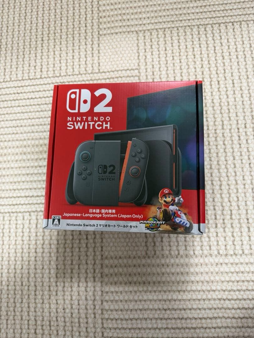 任天堂スウィッチ2 本体（日本語・国内専用)マリオカート ワールド セット
