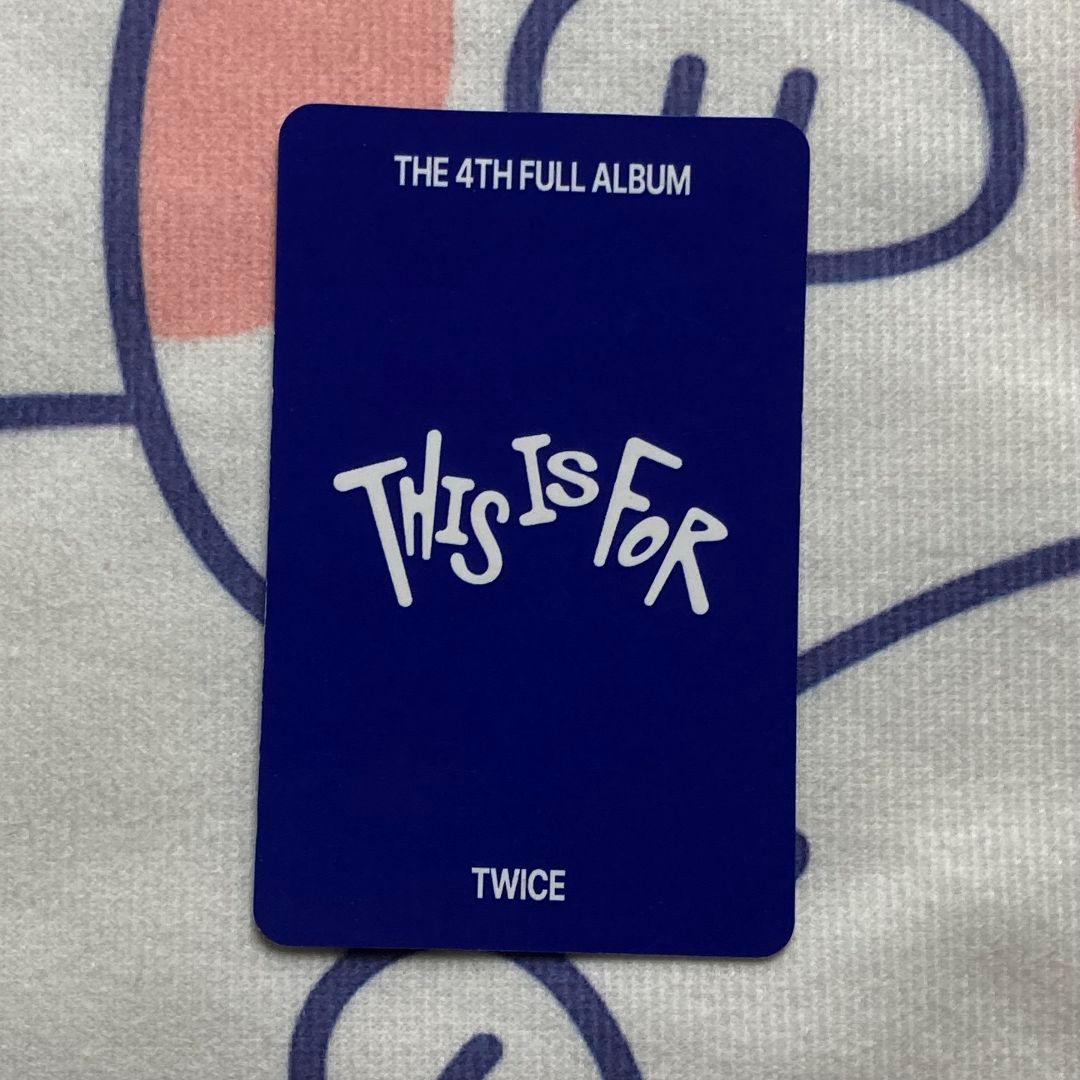 TWICE THIS IS FOR 人気歌謡 モモ 7/13 トレカ