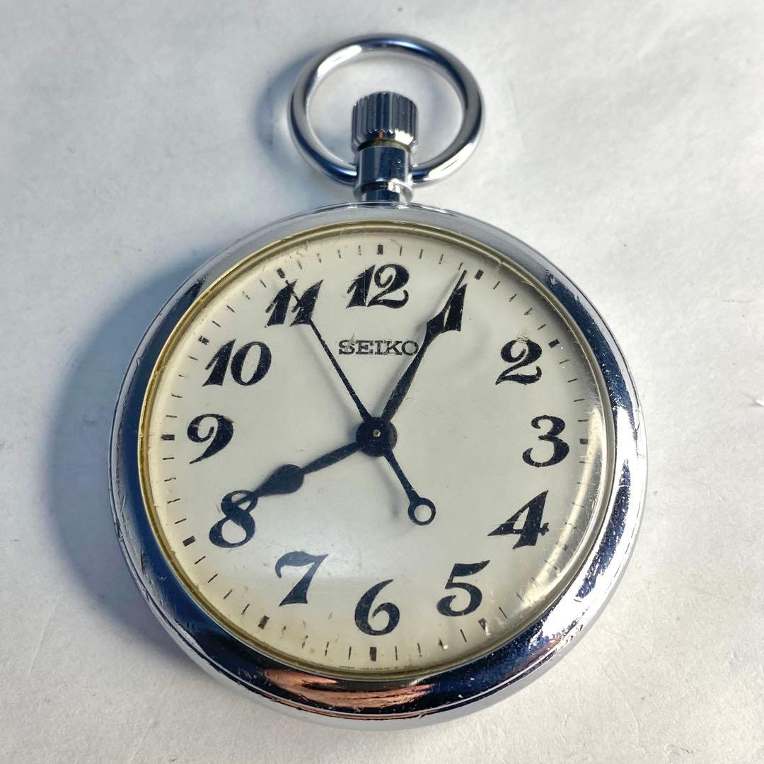 動作OK！ 懐中時計 JR東日本 平成19年 鉄道部品 運転士 廃品 新幹線