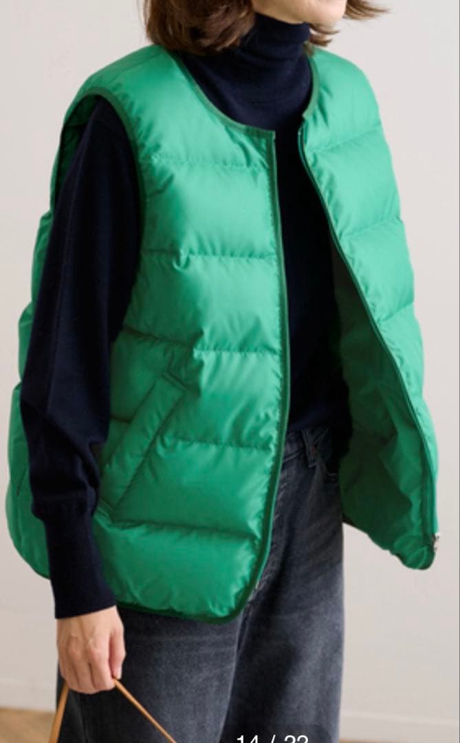 FRAMeWORK ベージュ ダウンベスト